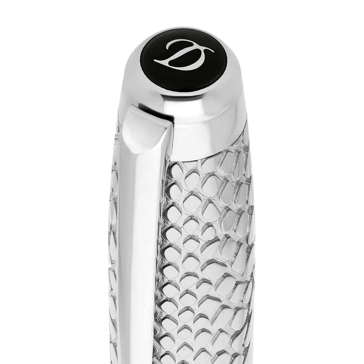 S T Dupont Line D Rollerball Pen - Wild Eternity - Black Snake Skin (Large) - Pen Boutique Ltd