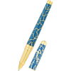 S T Dupont Line D Rollerball - Eternity Fender Blue & Golden (Large) - Pen Boutique Ltd