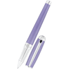 S T Dupont Line D Rollerball Pen - Velvet Firehead Guilloche - Lilac - Pen Boutique Ltd
