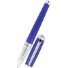 S T Dupont Line D Rollerball Pen - Velvet Firehead Guilloche - Ocean Blue - Pen Boutique Ltd