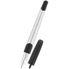 On Sale: S.T. Dupont Defi Millennium Stealth Rollerball Pen - Brushed Chrome with Matte Black - Pen Boutique Ltd