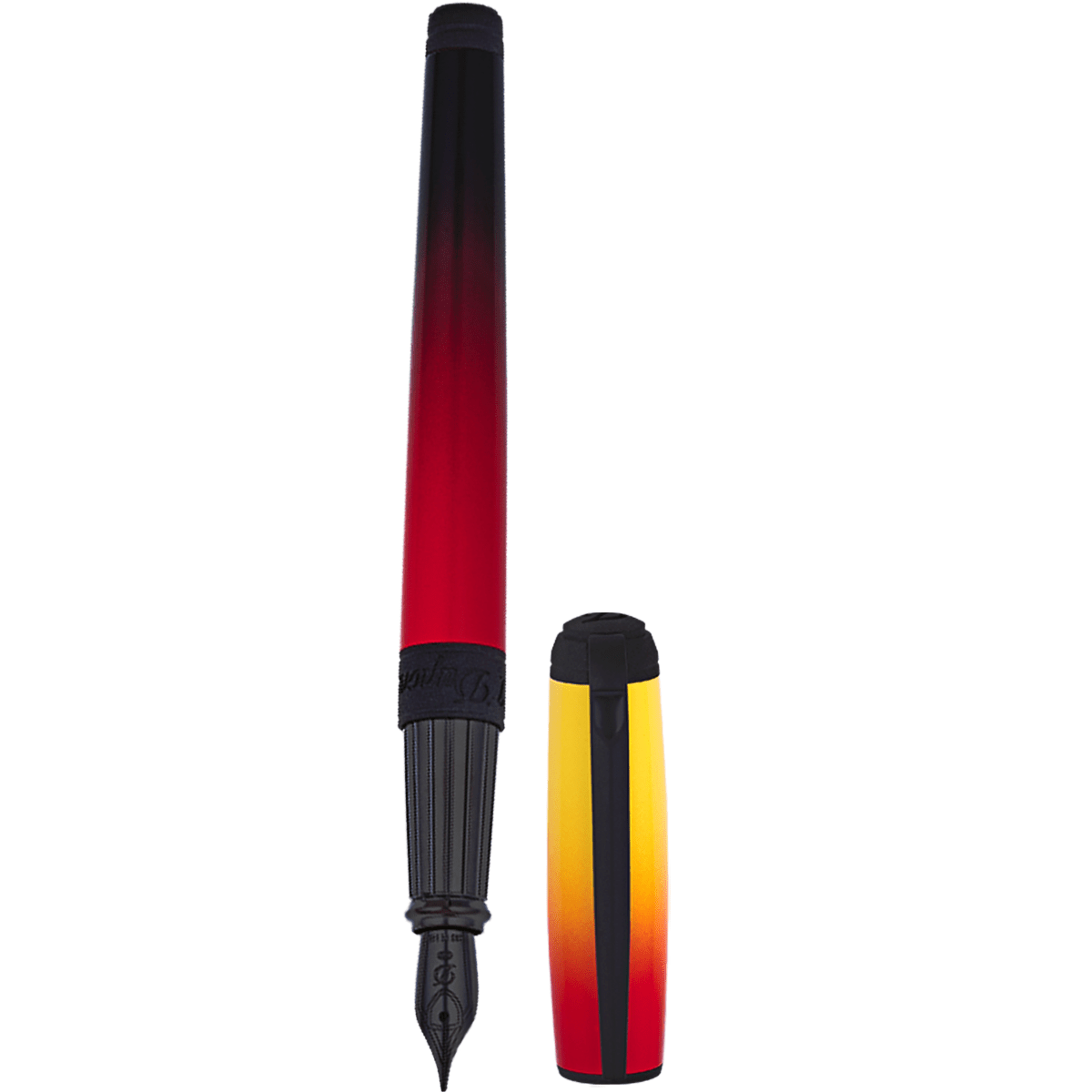 On Sale: S.T. Dupont Line D Fountain Pen - Gradient - La Flamme - Large - Pen Boutique Ltd