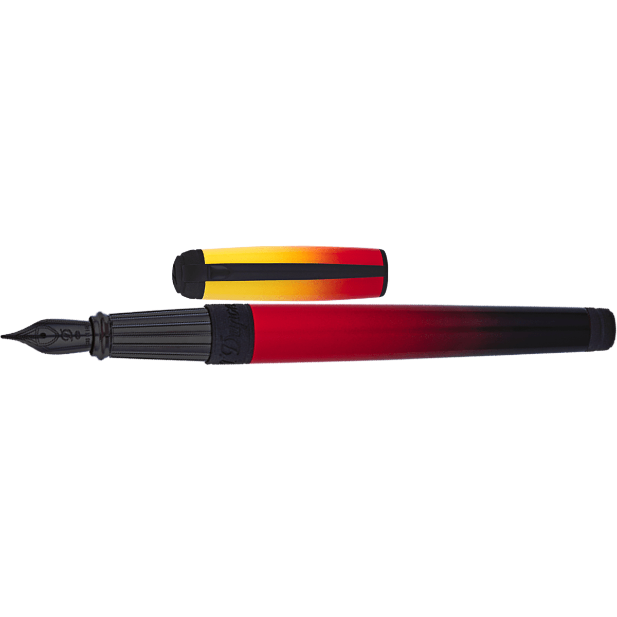 On Sale: S.T. Dupont Line D Fountain Pen - Gradient - La Flamme - Large - Pen Boutique Ltd