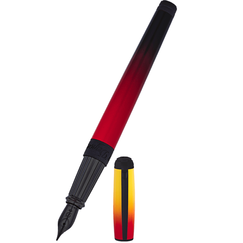 On Sale: S.T. Dupont Line D Fountain Pen - Gradient - La Flamme - Large - Pen Boutique Ltd
