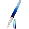 On Sale: S.T. Dupont Line D Fountain Pen - Gradient - La Mer - Large - Pen Boutique Ltd