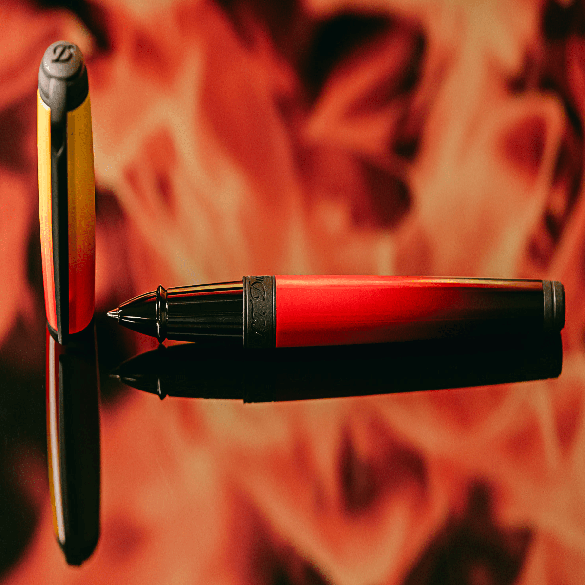 On Sale: S.T. Dupont Line D Rollerball Pen - Gradient - La Flamme - Large - Pen Boutique Ltd
