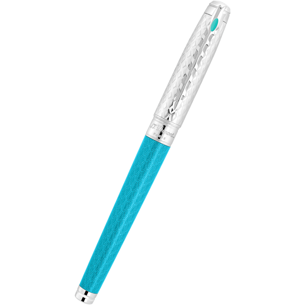 S T Dupont Line D Fountain Pen - Eternity Game of Thrones - Ice Blue (Large) - Pen Boutique Ltd