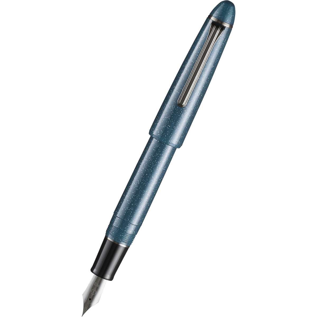 Sailor 1911L Fountain Pen - Meteorite Moss - Casual L Galaxy Series Black IP - Pen Boutique Ltd