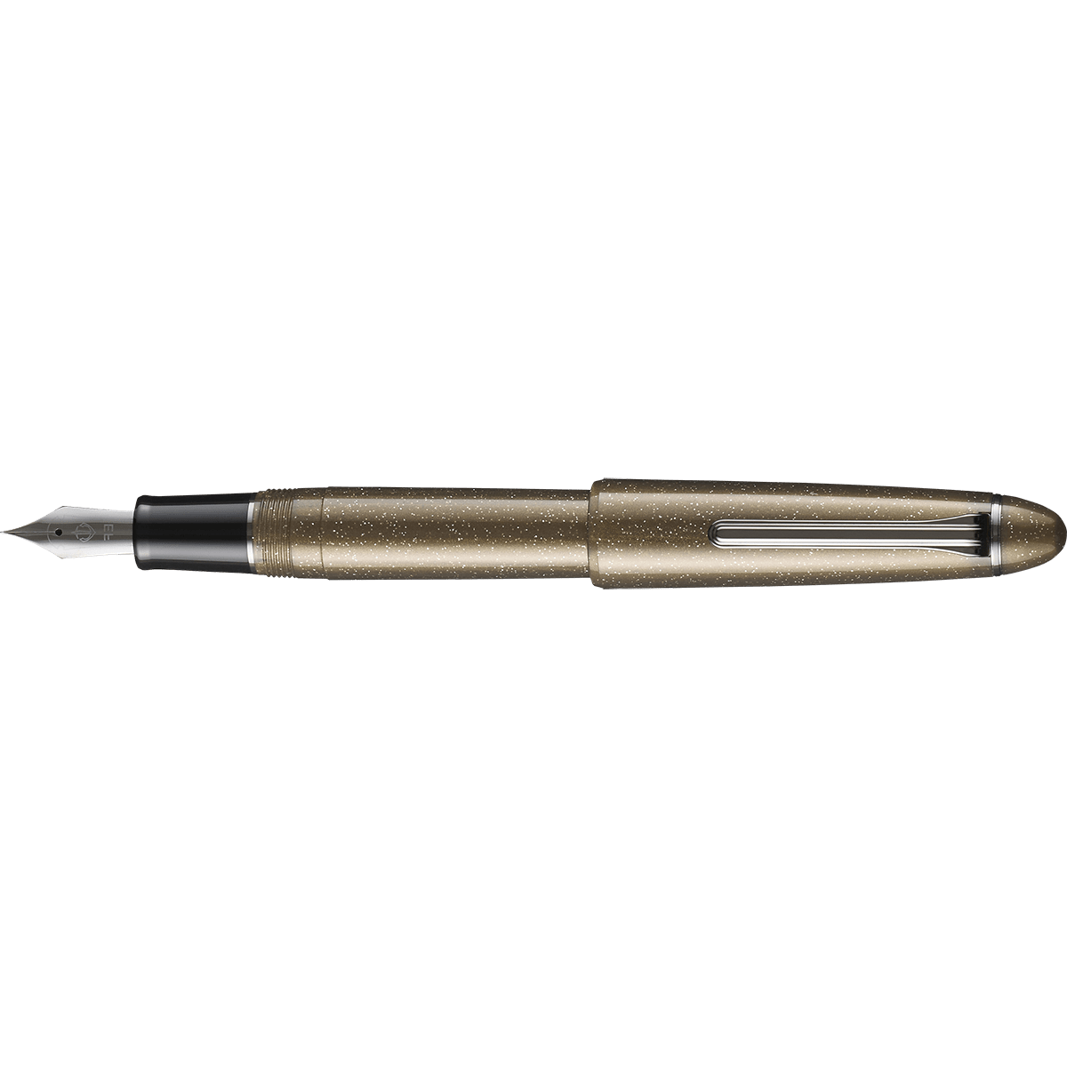 Sailor 1911L Fountain Pen - Solar Flare Gold - Casual L Galaxy Series Black IP - Pen Boutique Ltd