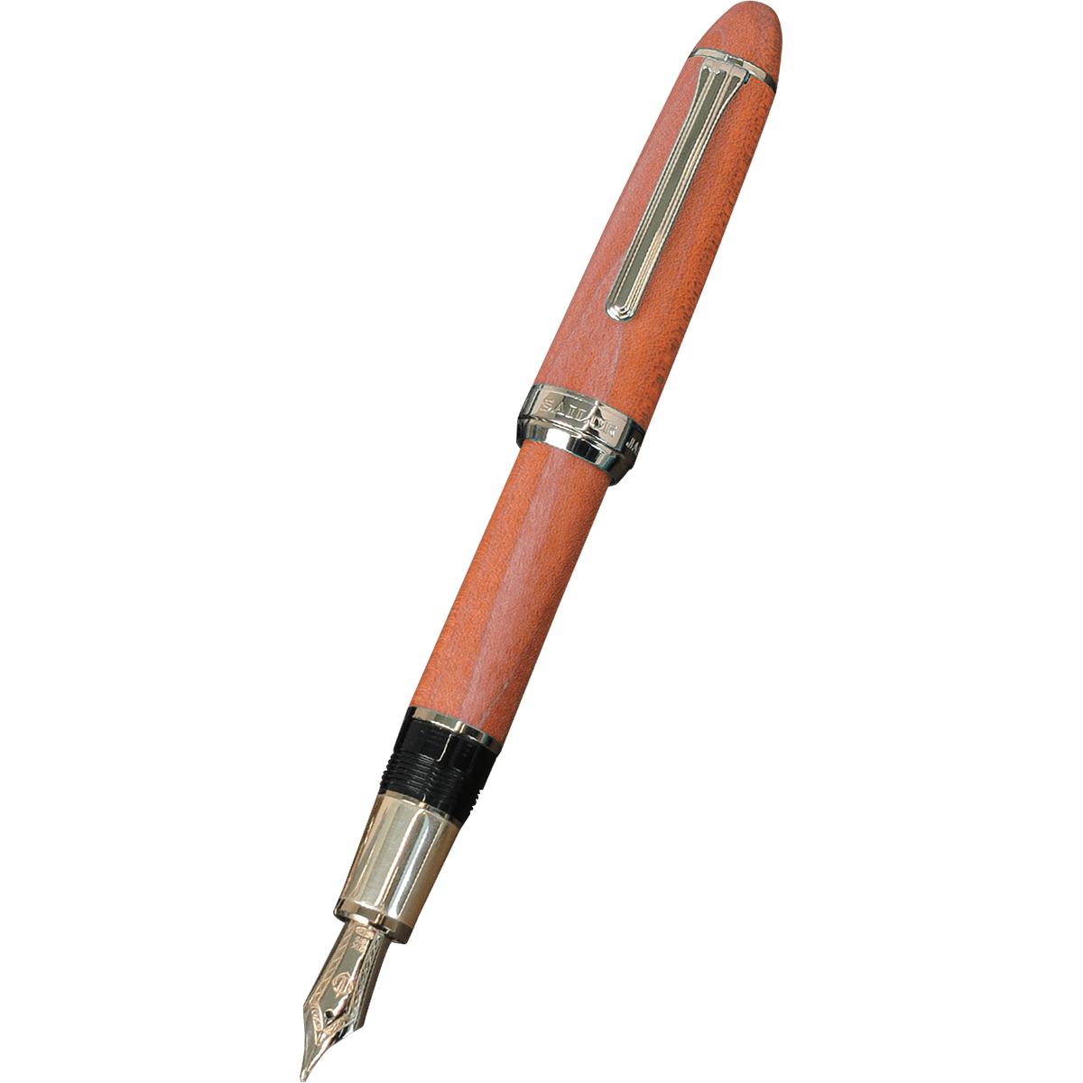 Sailor Bespoke Fountain Pen - Hard Maple Vermilion - Pen Boutique Ltd