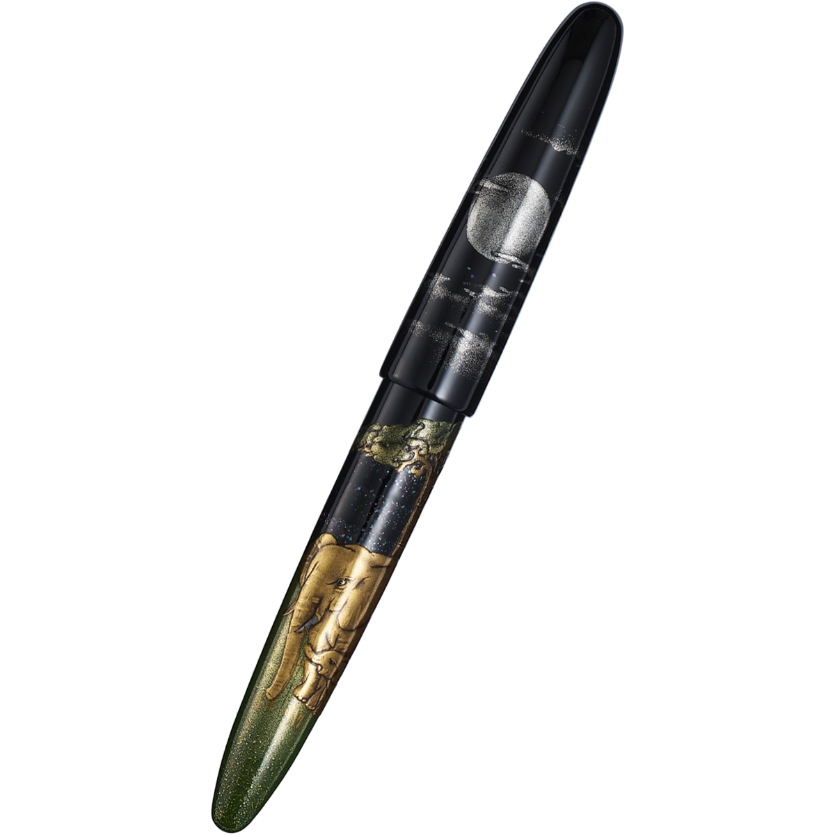 Sailor Bespoke Fountain Pen - King of Pens - Elephant in the Moonlight (Limited Edition)-Pen Boutique Ltd