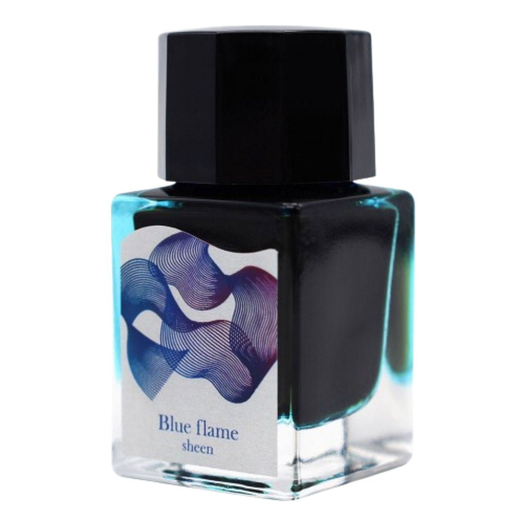 Sailor Compass Dipton Bottle Ink - Sheen - Blue Flame - Pen Boutique Ltd