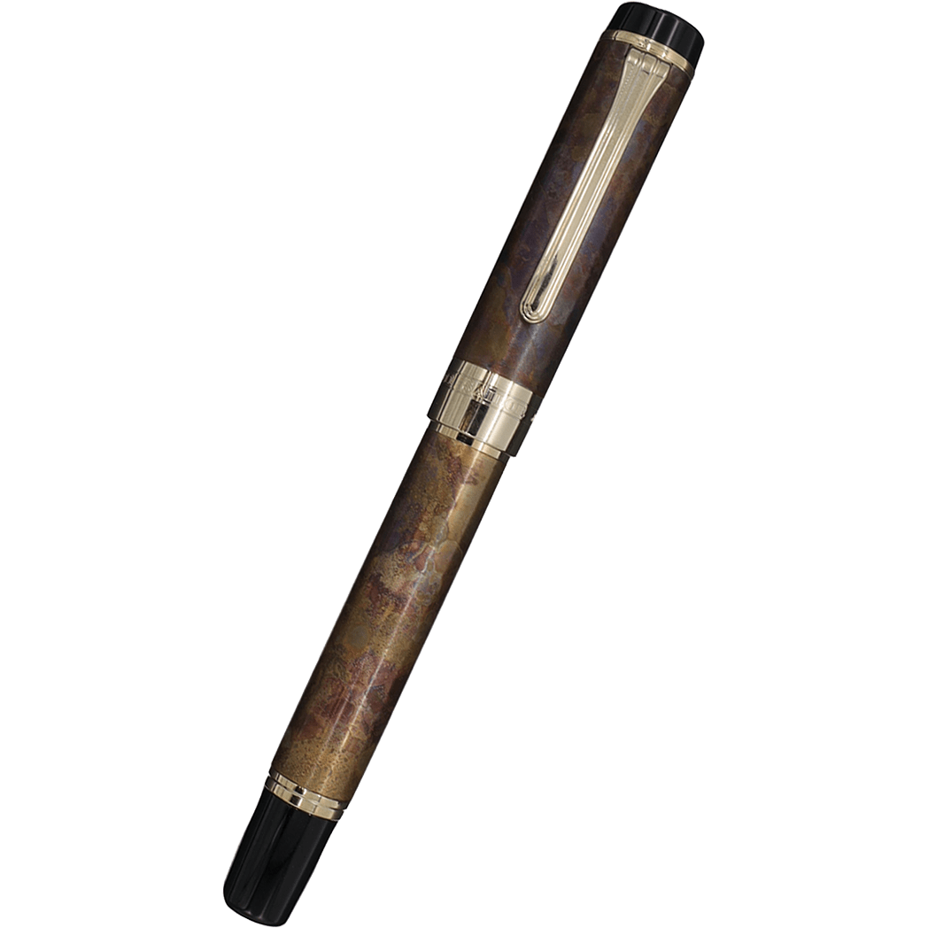 Sailor Cylint Patina Fountain Pen - Brown Patina Hanmon - Kujiyau - 21K - Pen Boutique Ltd