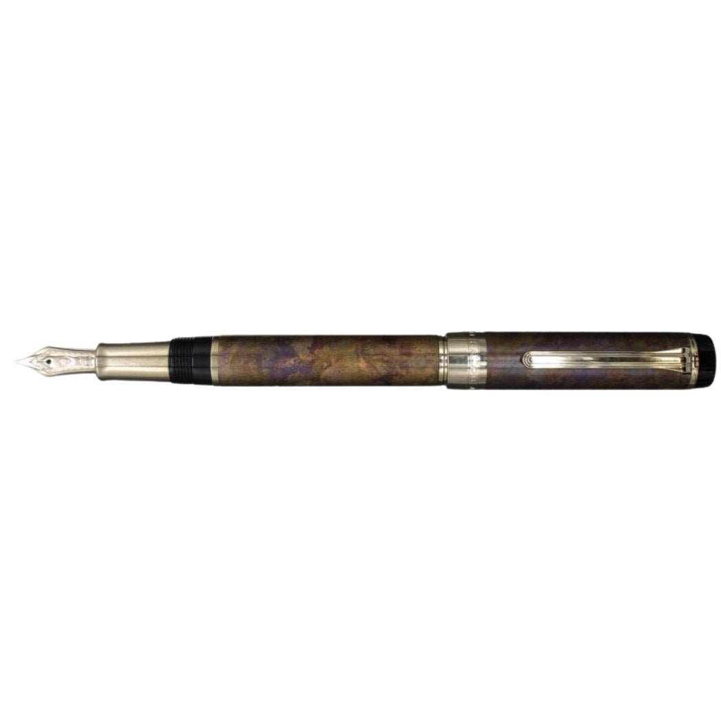 Sailor Cylint Patina Fountain Pen - Brown Patina Hanmon - Kujiyau - 21K - Pen Boutique Ltd