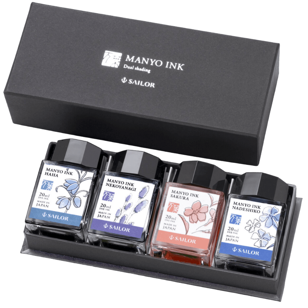 Sailor Manyo Ink Bottle - 1 Set - 20ml - Pen Boutique Ltd