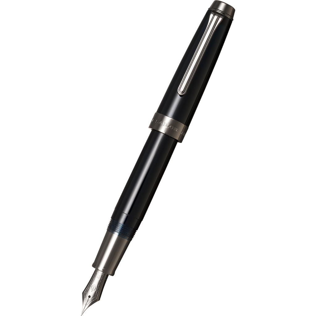 Sailor Professional Gear Anchor Fountain Pen - Blue Dawn - Black IP Trim-Pen Boutique Ltd