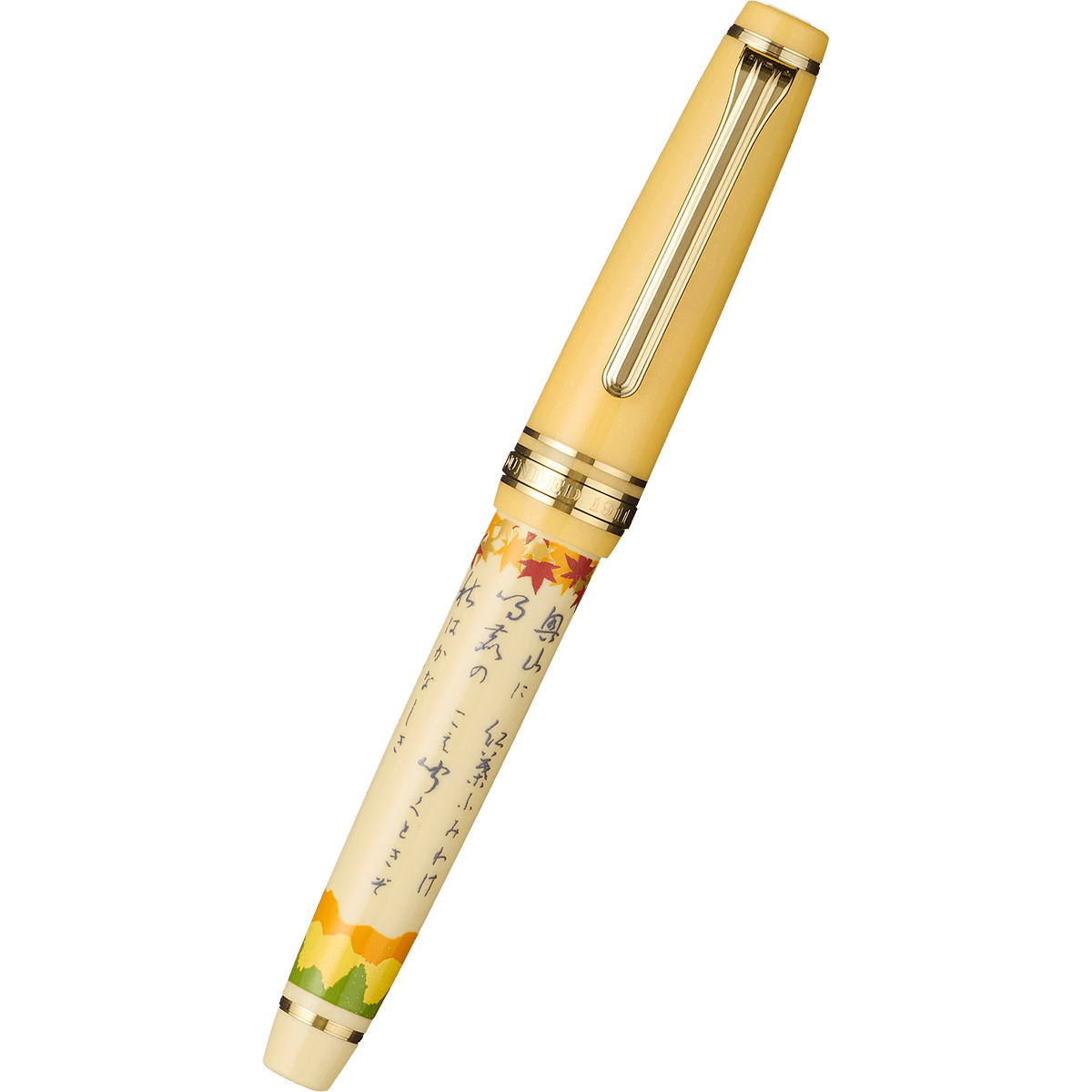 Sailor Professional Gear Fountain Pen - Autumn Seasonal Waka Poetry - Slim (Overseas Exclusive) - Pen Boutique Ltd