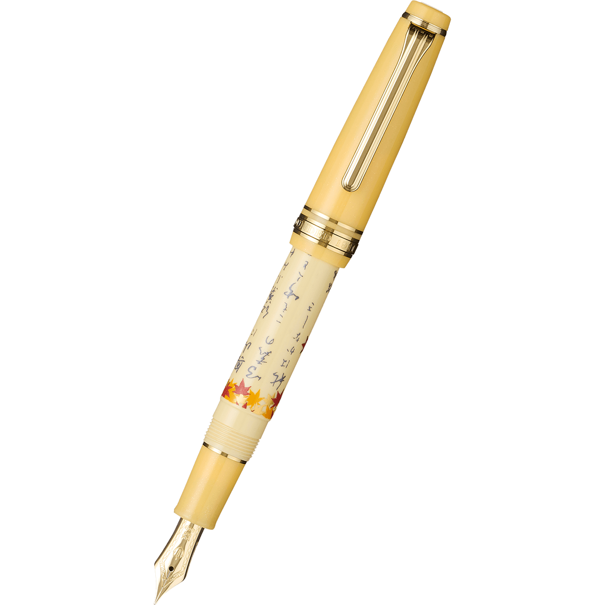 Sailor Professional Gear Fountain Pen - Autumn Seasonal Waka Poetry - Slim (Overseas Exclusive) - Pen Boutique Ltd