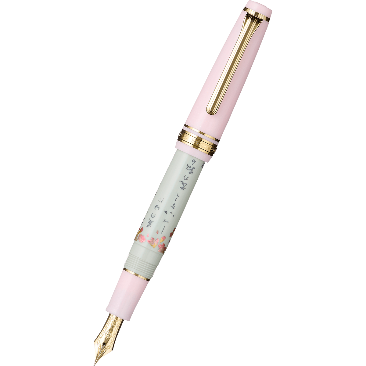 Sailor Professional Gear Fountain Pen - Spring Seasonal Waka Poetry - Slim (Overseas Exclusive) - Pen Boutique Ltd
