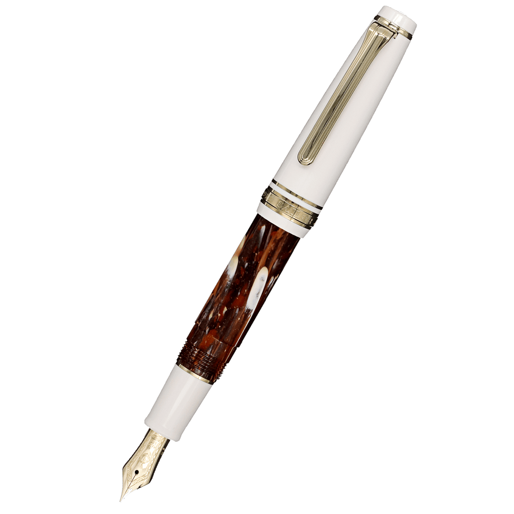 Sailor Professional Gear Slim Mini Rencontre Fountain Pen - Marron - 14K Gold Trim (Limited Edition) - Pen Boutique Ltd