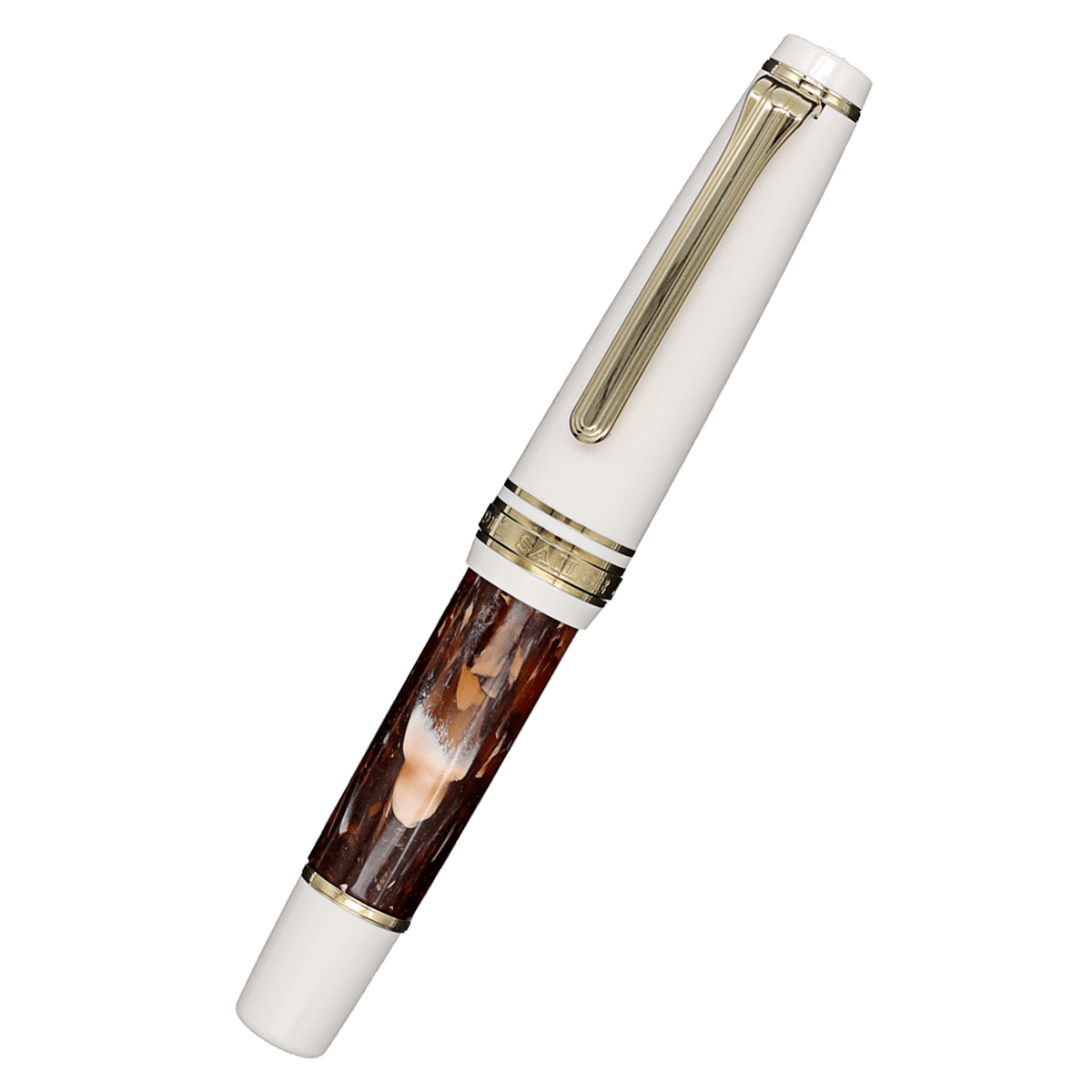 Sailor Professional Gear Slim Mini Rencontre Fountain Pen - Marron - 14K Gold Trim (Limited Edition) - Pen Boutique Ltd