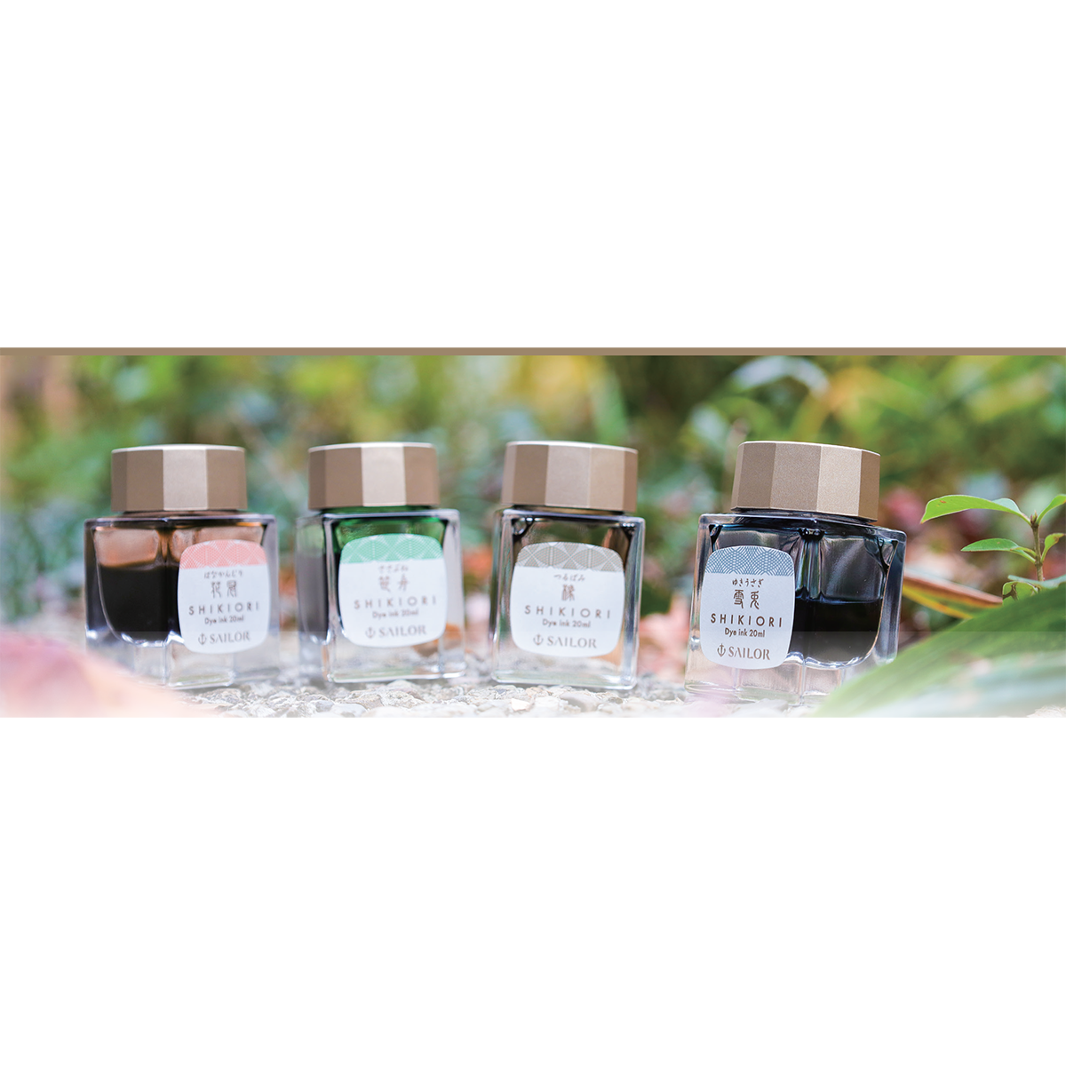 Sailor Shikiori Bottle Ink - Kusa Asobi Hanakanmuri (Pink Garland) - Pen Boutique Ltd
