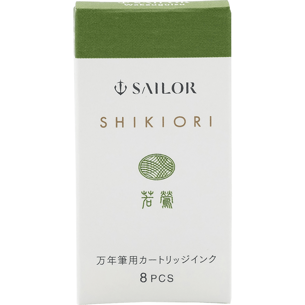 Sailor Shikiori Ink Cartridge - Spring Breeze Waka - uguisu - Pen Boutique Ltd