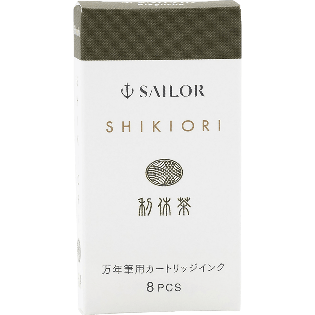 Sailor Shikiori Ink Cartridge - Winter Snow Rikyucha - Pen Boutique Ltd