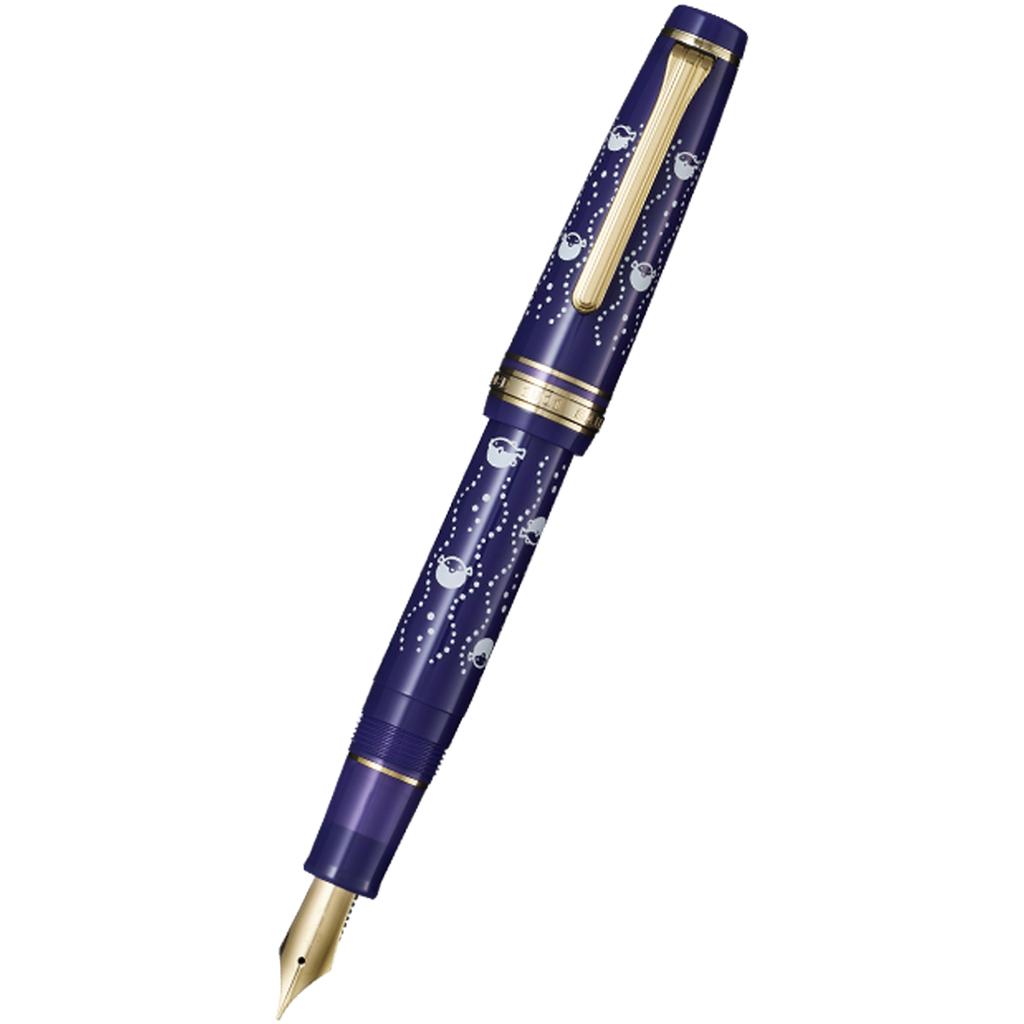 Sailor x KAMAWANU Professional Gear Standard Fountain Pen - Fugu-tatewaku-Pen Boutique Ltd