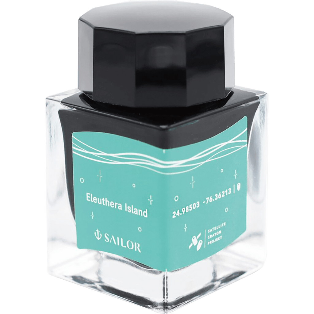 Sailor x Satellite Crayon Project Ink Bottle - Eleuthera Island - 20ml (Limited Edition) - Pen Boutique Ltd