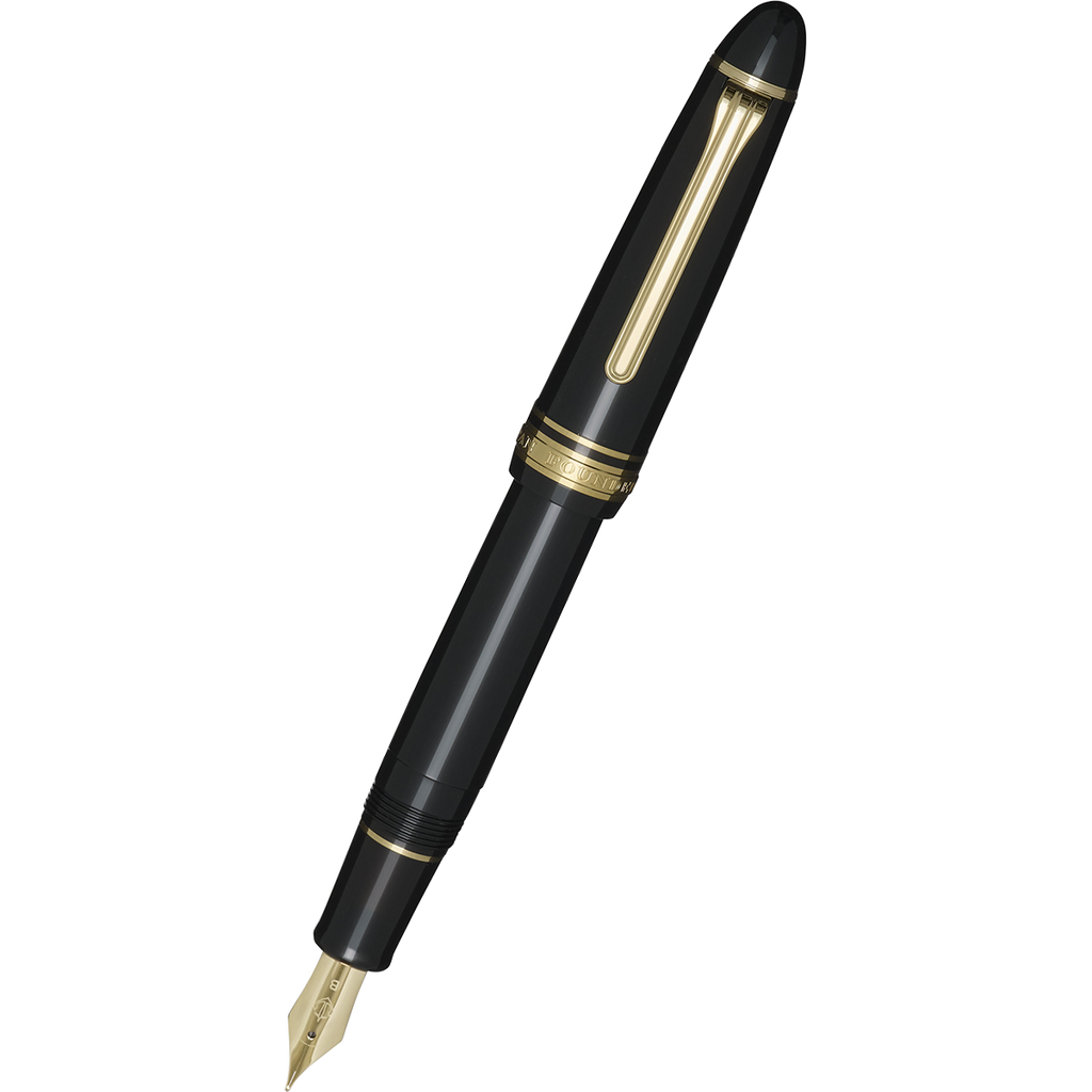 Sailor 1911 Casual L Basis Gold Trim Fountain Pen – Muted Black-Pen Boutique Ltd