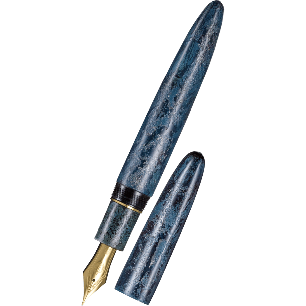 Sailor 1911 Fountain Pen - King of Pens - Wabi Sabi III - Blue (Bespoke Dealer Exclusive) - Pen Boutique Ltd