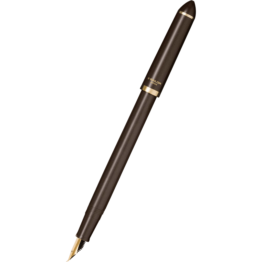 Sailor Compass Calligraphy Pen - Fude De Mannen - Pearl Brown - 40 degree - Pen Boutique Ltd
