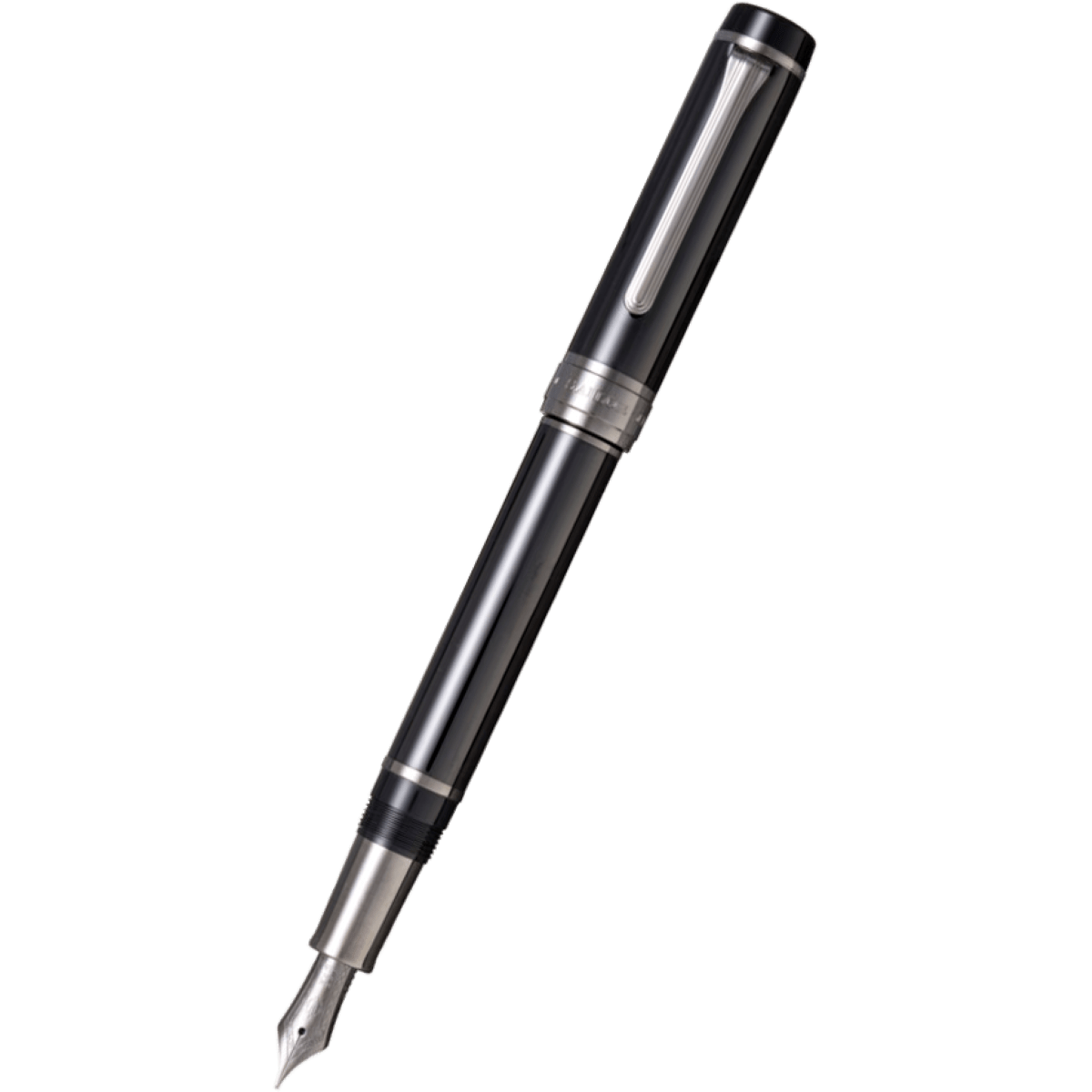 Sailor Cylint Fountain Pen - Black Stainless Steel - Pen Boutique Ltd