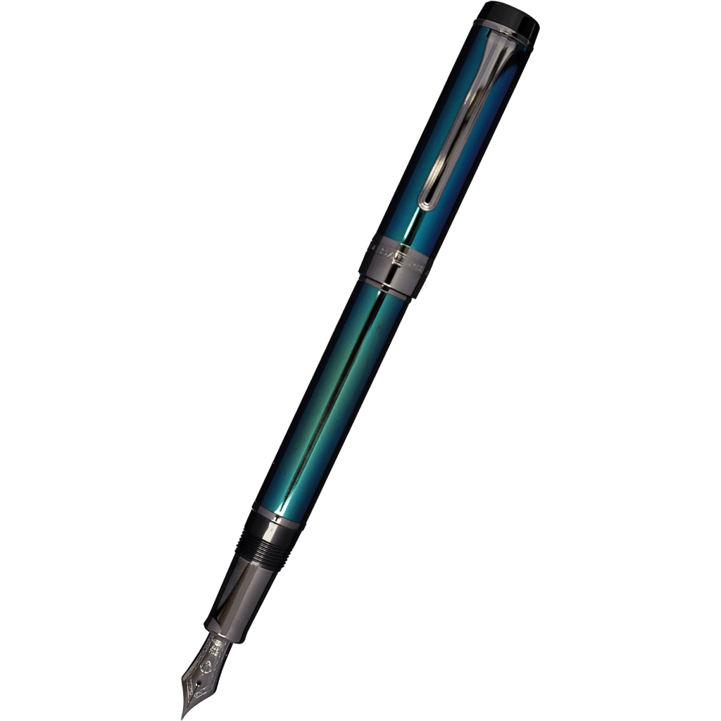 Sailor Cylint Fountain Pen - Blue Lagoon - Black Ion Trim - Pen Boutique Ltd