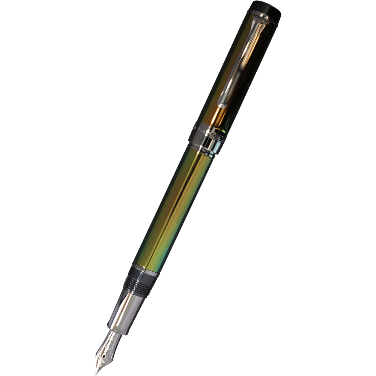 Sailor Cylint Fountain Pen - Golden Yellow Green Scarab - Black Ion - Pen Boutique Ltd