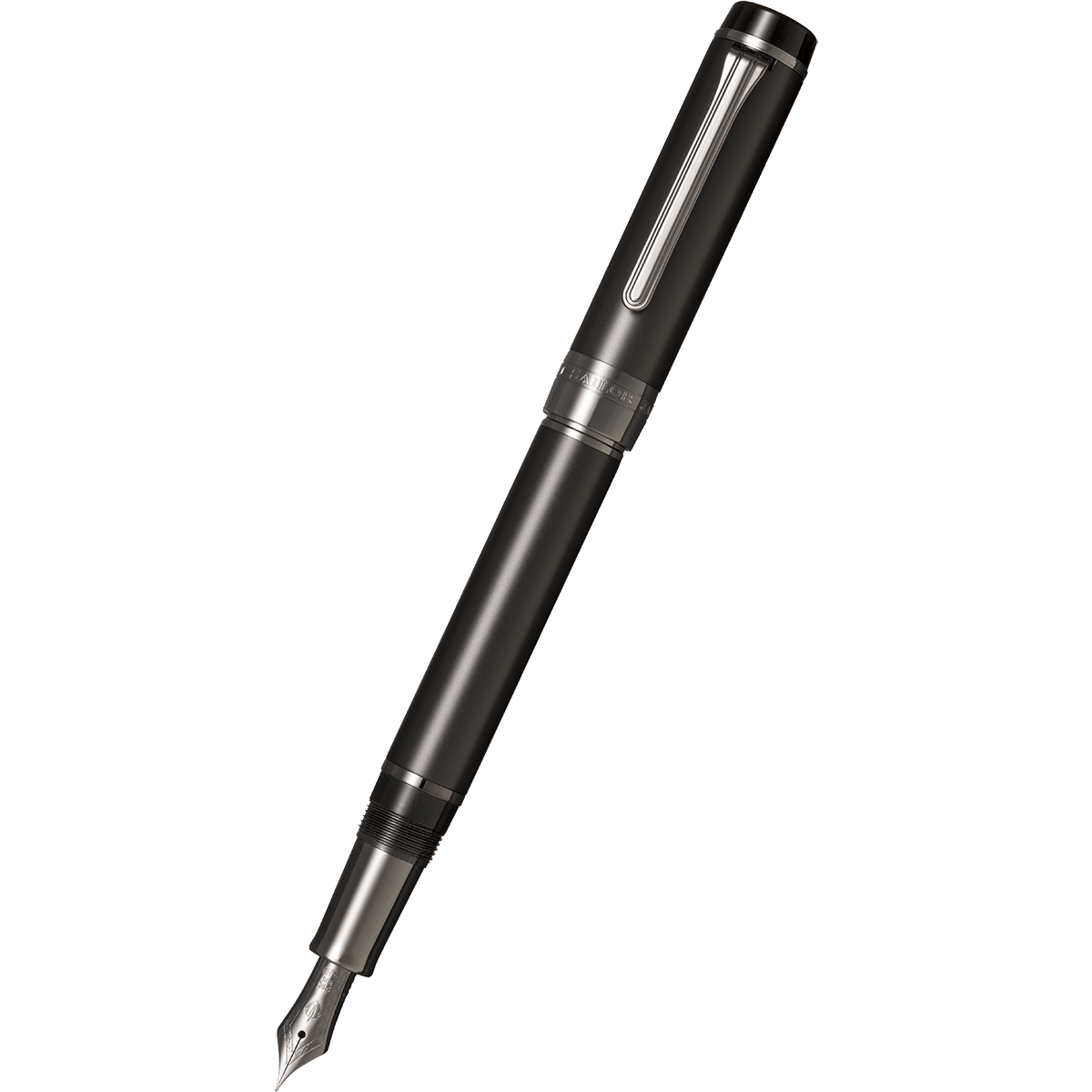 Sailor Cylint Fountain Pen - Matte Black - Black Ion Trim - Pen Boutique Ltd
