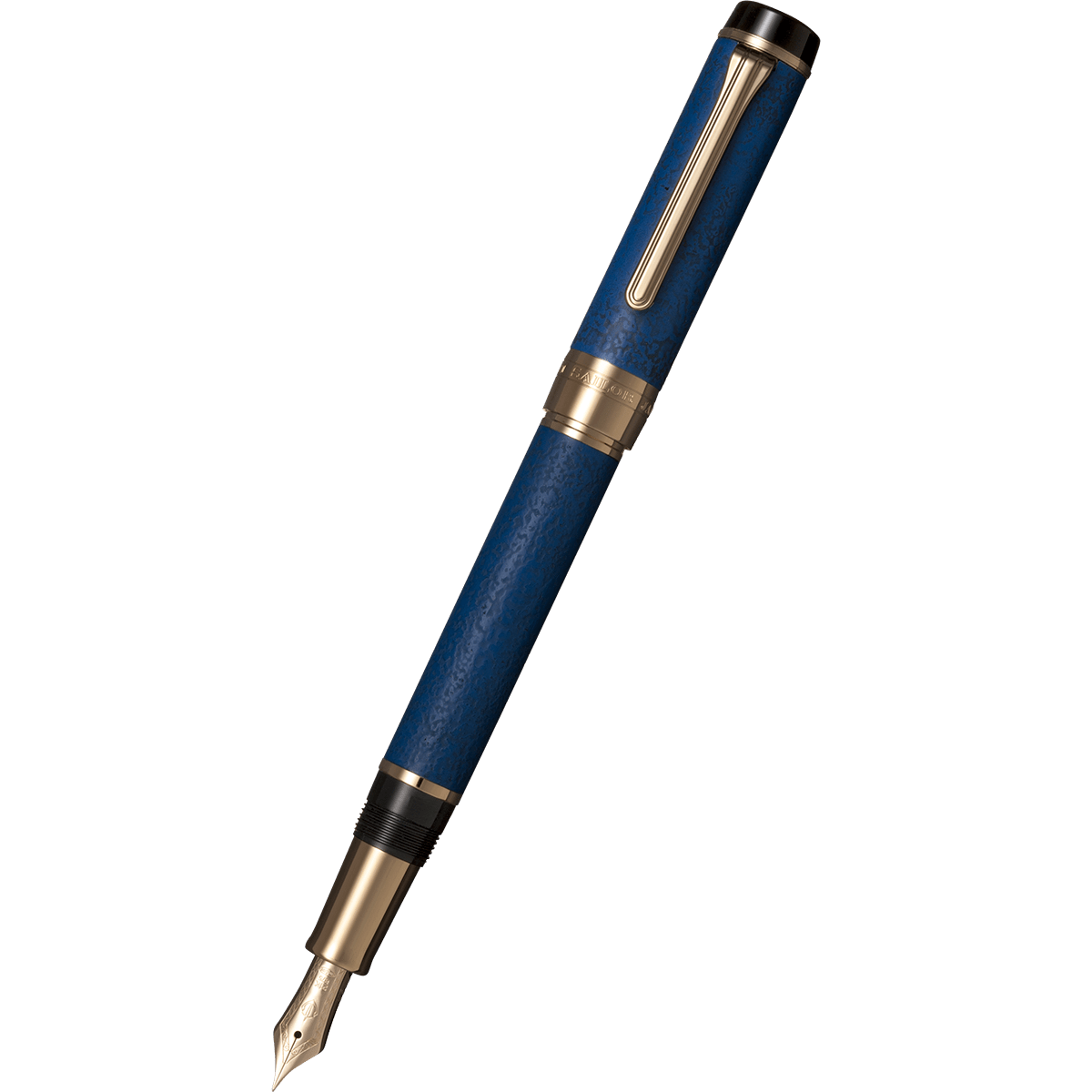 Sailor Cylint Fountain Pen - Niigata Shikki Lapis Lazuli Blue - Gold IP - Pen Boutique Ltd