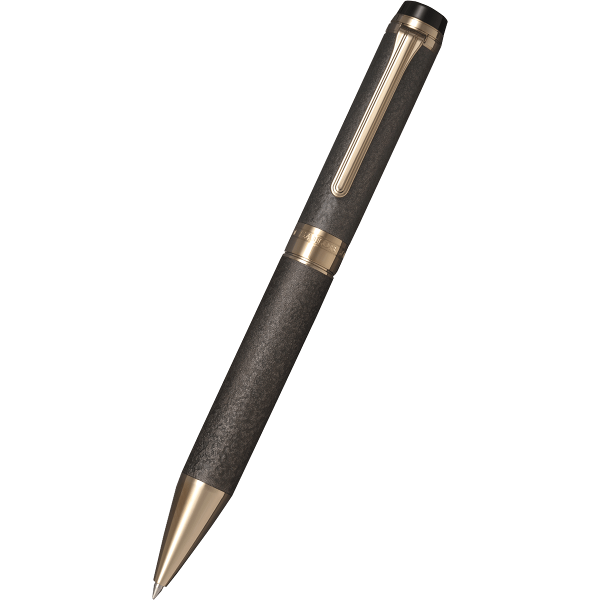 Sailor Cylint Ballpoint Pen - Niigata Shikki Hazy Silver - Gold IP - Pen Boutique Ltd