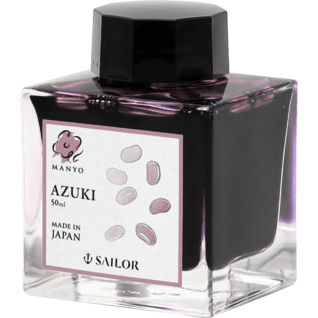 Sailor Manyo Ink Bottle - Azuki (Earthy Red Bean) - 50ml (Overseas Exclusive) - Pen Boutique Ltd