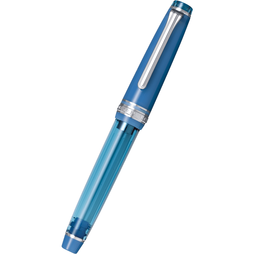 On Sale: Sailor Professional Gear Slim Manyo Fountain Pen 2 Set - Violet - Silver Trim (Special Edition) - Pen Boutique Ltd