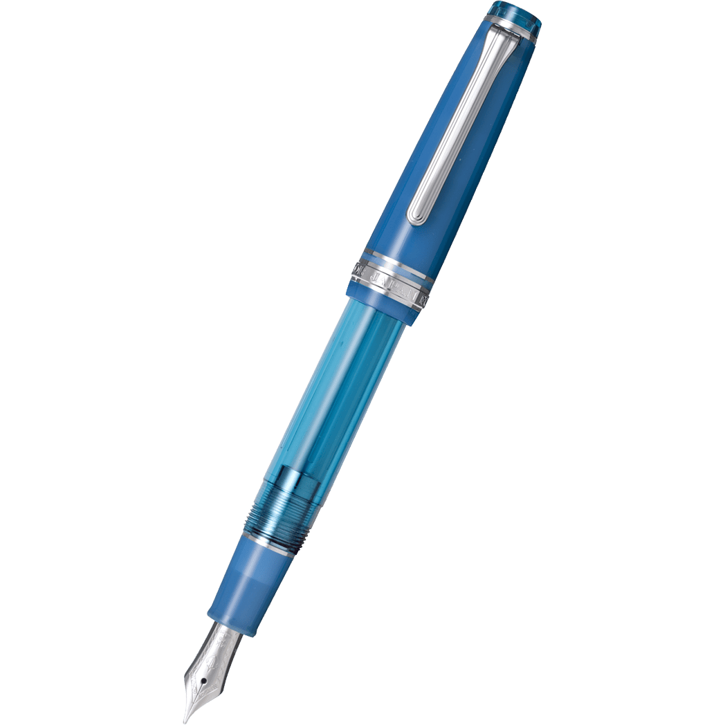 On Sale: Sailor Professional Gear Slim Manyo Fountain Pen 2 Set - Violet - Silver Trim (Special Edition) - Pen Boutique Ltd