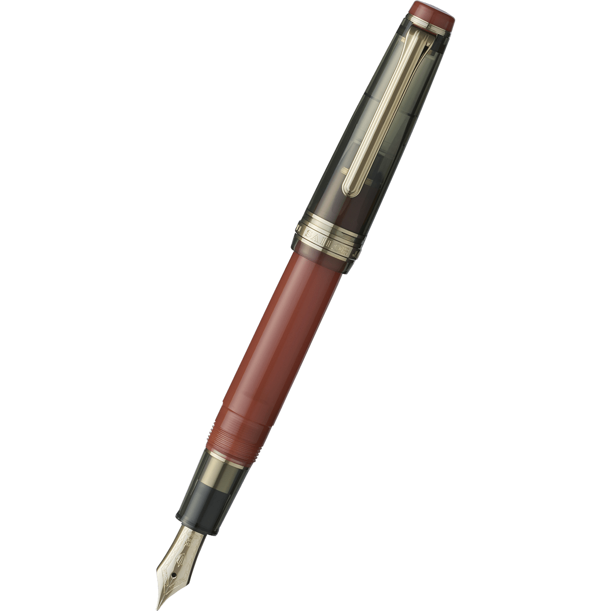 Sailor Professional Gear Slim Manyo 3 Fountain Pen Set - Gourd - Gold IP Trim - 14K Gold Nib (Limited Edition) - Pen Boutique Ltd