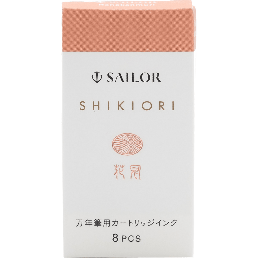 Sailor Shikiori Ink Cartridge - Kusa Asobi Hanakanmuri (Pink Garland) - Pen Boutique Ltd