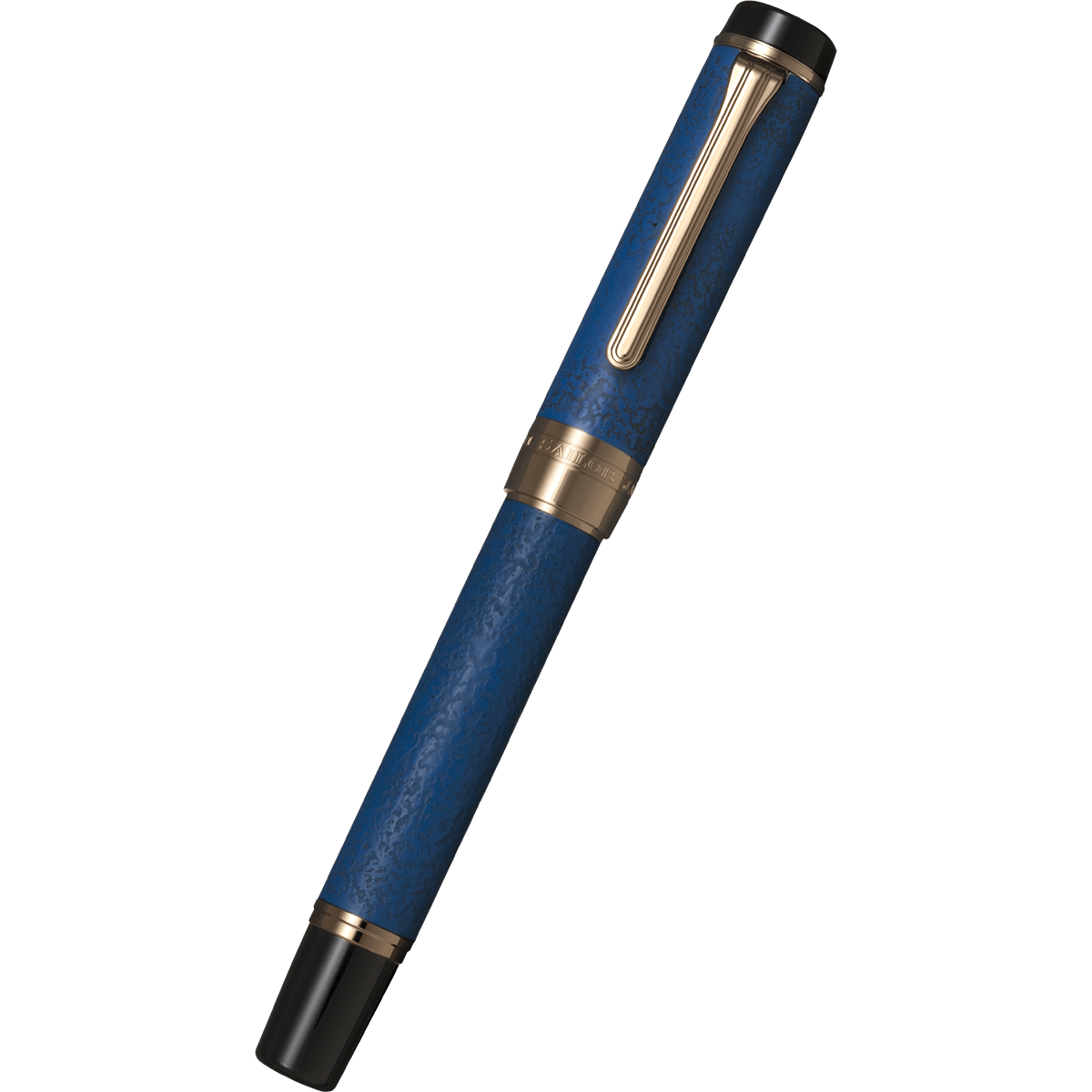 Sailor Cylint Fountain Pen - Niigata Shikki Lapis Lazuli Blue - Gold IP - Pen Boutique Ltd