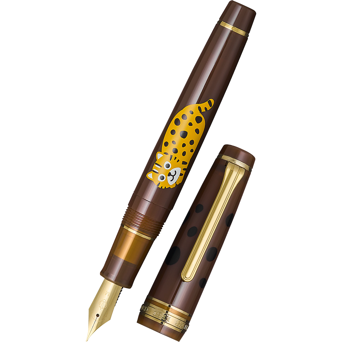 Sailor Professional Gear Standard Fountain Pen - Limited Edition - Iriomote Cat F3 (Overseas Exclusive)