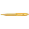 Sheaffer 100 Ballpoint Pen - Glossy PVD Gold - Gold Trim - Pen Boutique Ltd