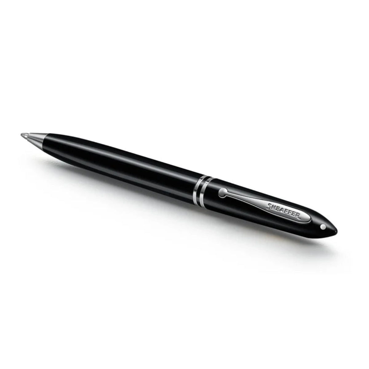 Sheaffer Balance III E892 Ballpoint Pen - Glossy Black - Chrome Trim - Pen Boutique Ltd