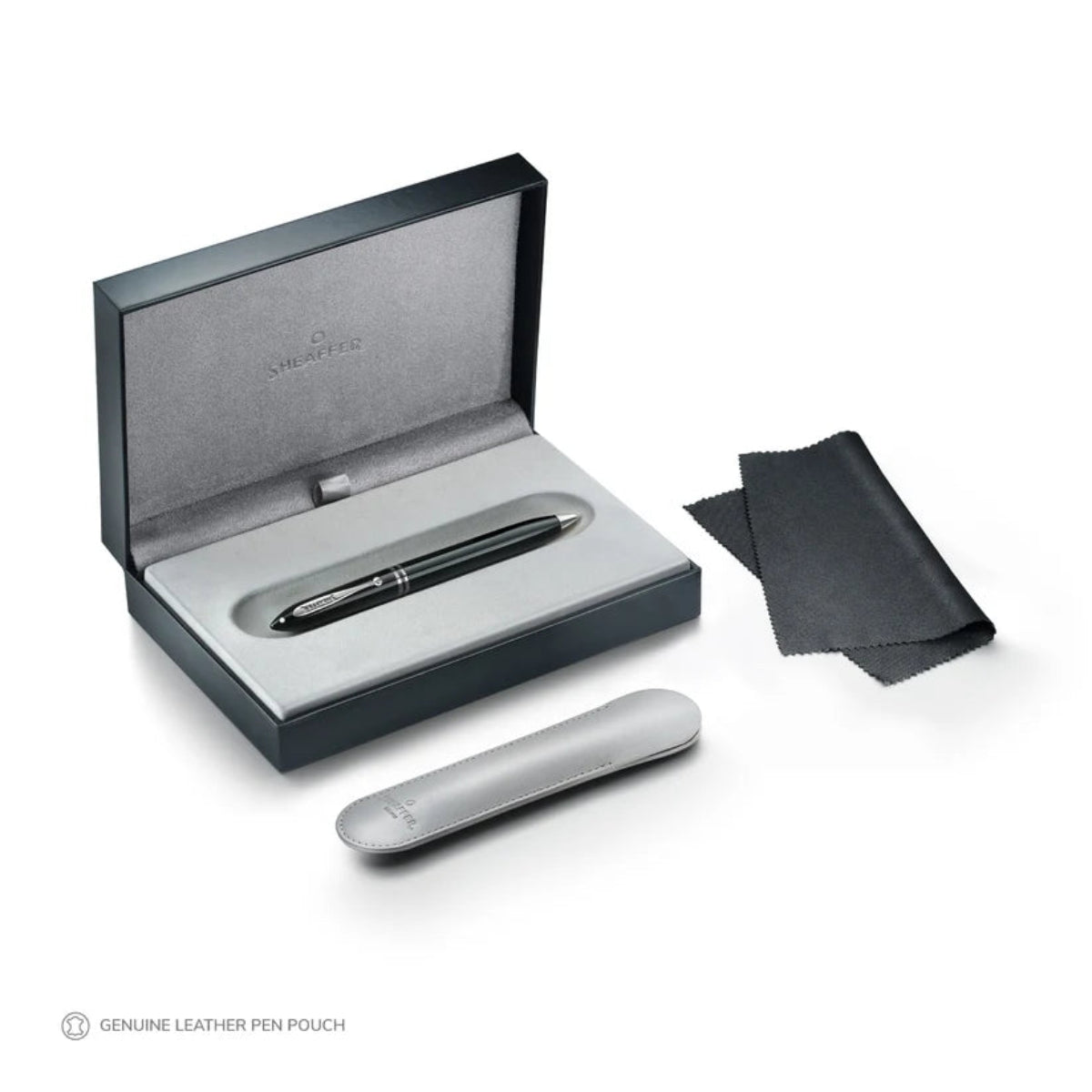 Sheaffer Balance III E892 Ballpoint Pen - Glossy Black - Chrome Trim - Pen Boutique Ltd