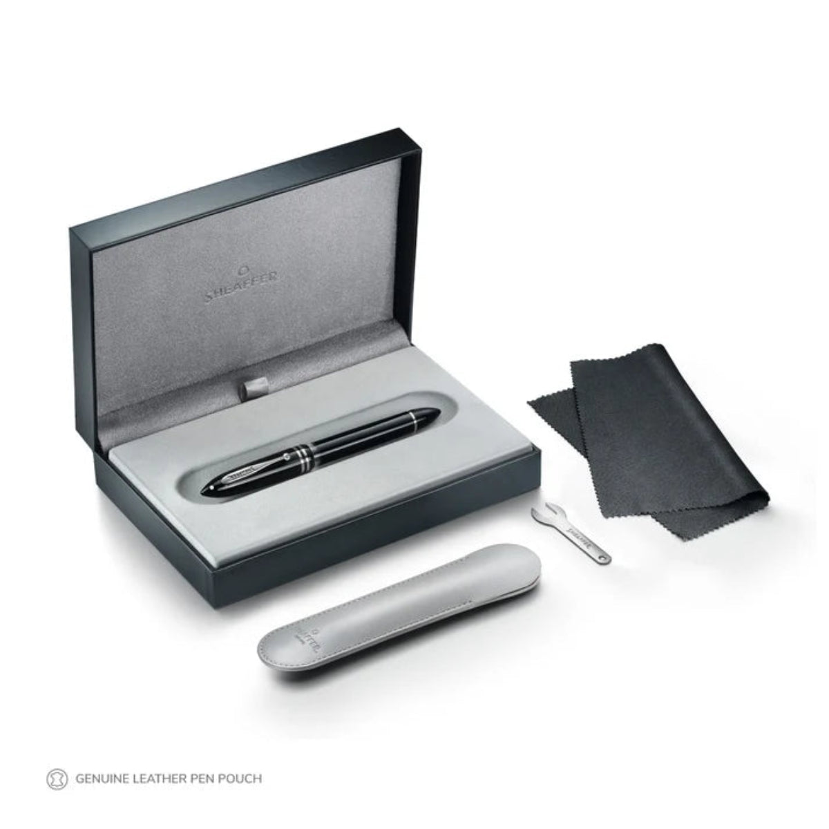 Sheaffer Balance III E892 Fountain Pen - Glossy Black - Chrome Trim - Pen Boutique Ltd